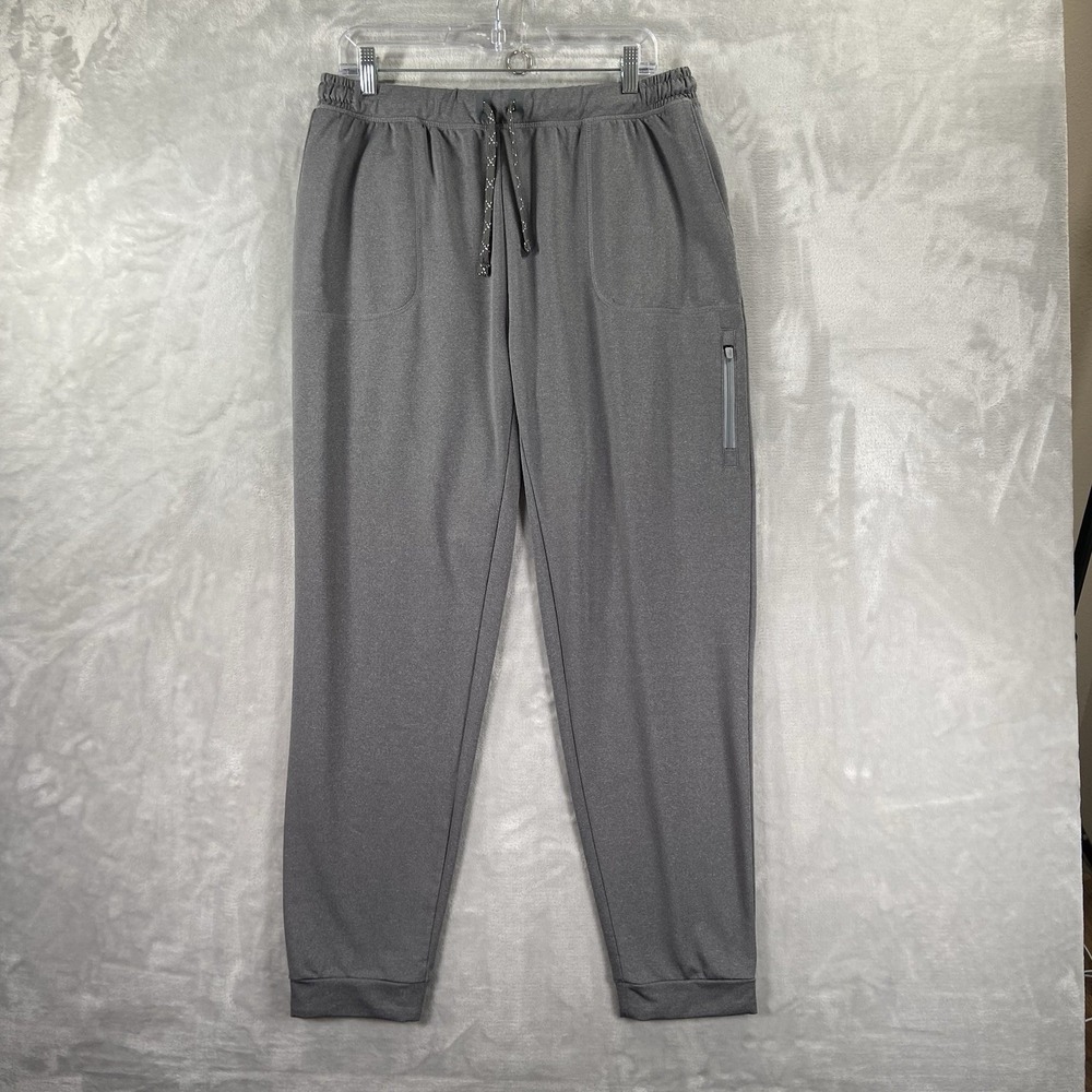 Johnnie-O Pants men's Large 33x29 Alta Performance Jogger Athletic Tapered Gray